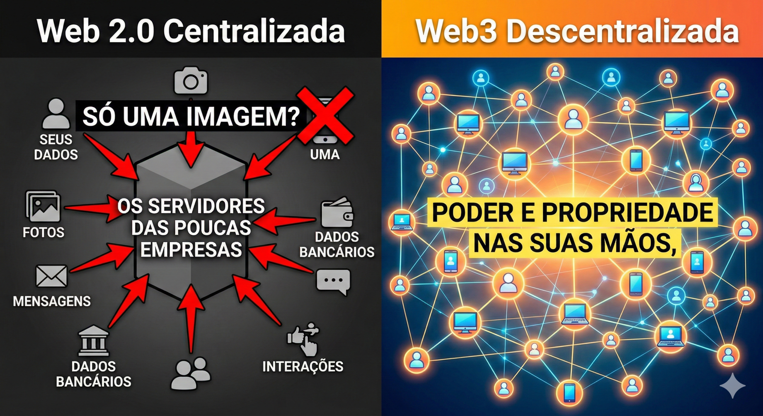 Web3 vs Web2: o que realmente muda na internet | Blog da Versum